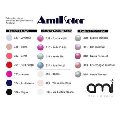 AK AMIKOLOR ESMALTE SEMIPERMANENTE UV 14ML