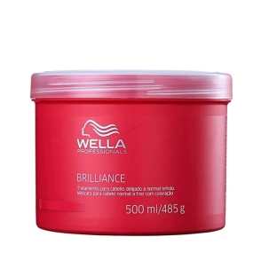 WELLA BRILLIANCE MÁSCARA DE TRATAMIENTO PARA CABELLO DELGAOD 500 ML