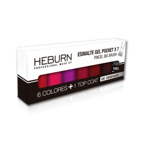 HEBURN ESMALTE GEL POCKET X 7 01