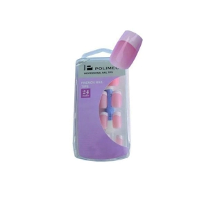 POLIMEC UÑAS FRANCESAS C/ GLUE X 24