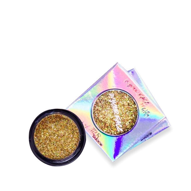 IN YOUR FACE SOMBRAS GLITTER GOLD STAGE