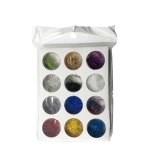 GLITTER NAIL KIT MICRO STRASS X 12
