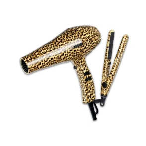 KIT SECADOR + PLANCHITA MINI ANIMAL PRINT DUGA D5006