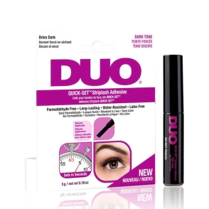 PEGAMENTO PARA PESTAÑAS DUO QUICK-SET STRIPLASH TONO OSCURO