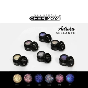 CHERIMOYA AURORA SELLANTE  Y DECORACIÓN PARA UÑAS 5 GRAMOS