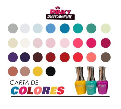 PINKY ESMALTE SEMIPERMANENTE 14 ML