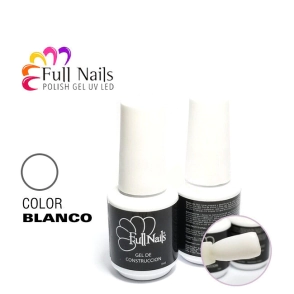FULL NAILS BRUSH GEL DE CONSTRUCCION 15 ML COLOR BLANCO