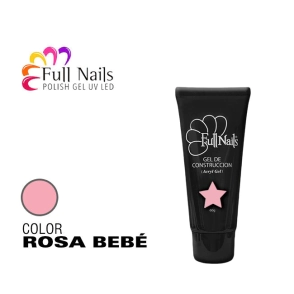 FULL NAILS ACRYGEL (GEL DE CONSTRUCCION) ROSA BEBE 60 G