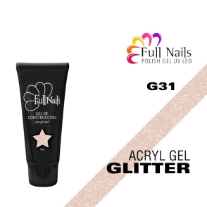 FULL NAILS ACRYGEL GLITTER  60 G