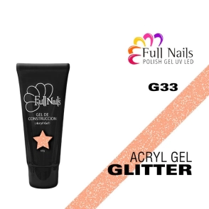 FULL NAILS ACRYGEL GLITTER  60 G