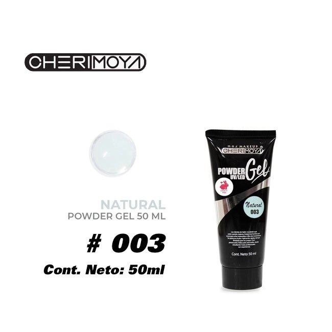 CHERIMOYA POWDER GEL UV/LED POLYGEL 50 ML NATURAL #003