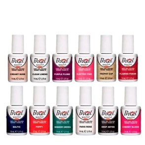 10 ESMALTES SEMIPERMANENTES PROGEL SUPER NAIL