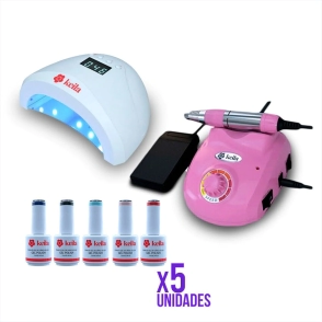 COMBO CABINA + TORNO + 5 ESMALTES