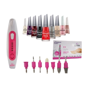 COMBO TORNO GA.MA NAILS SPA + 10 ESMALTES RISQUE