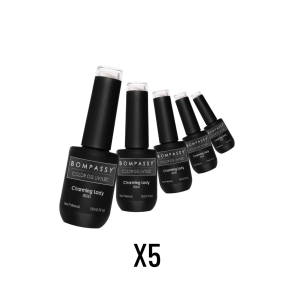 5 ESMALTES SEMIPERMANENTE BOMPASSY