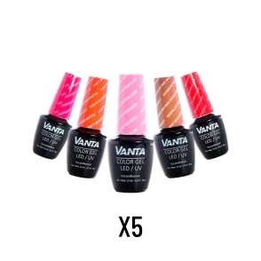 COMBO VANTA 5 ESMALTES SEMIPERMANENTES
