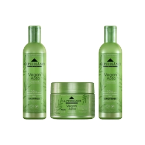COMBO LA PUISSANCE VEGAN SHAMPOO + ACONDICIONADOR + MÁSCARA
