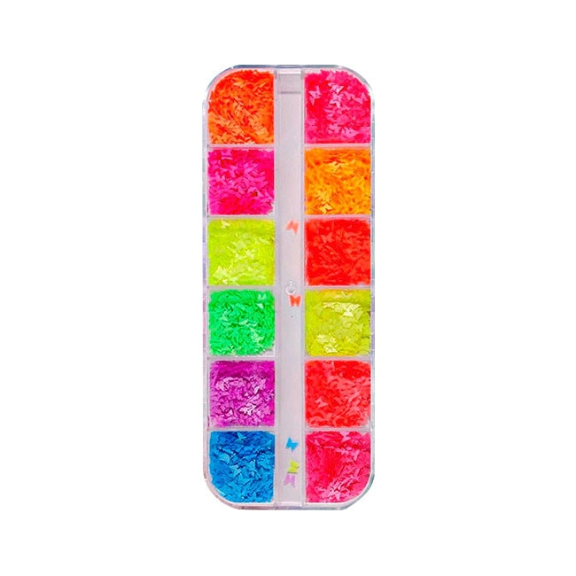 DECO MARIPOSA FLUOR