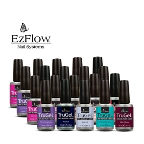 COMBO: EZEFLOW TRUGEL ESMALTES SEMIPERMANENTE x20