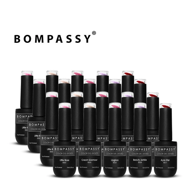 COMBO: BOMPASSY ESMALTES SEMIPERMANENTE x20