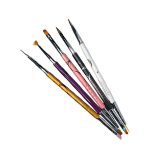5 PINCELES PARA DECORACION DE UÑAS