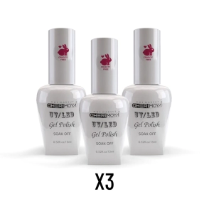 COMBO CHERIMOYA 3 ESMALTES SEMIPERMANENTES