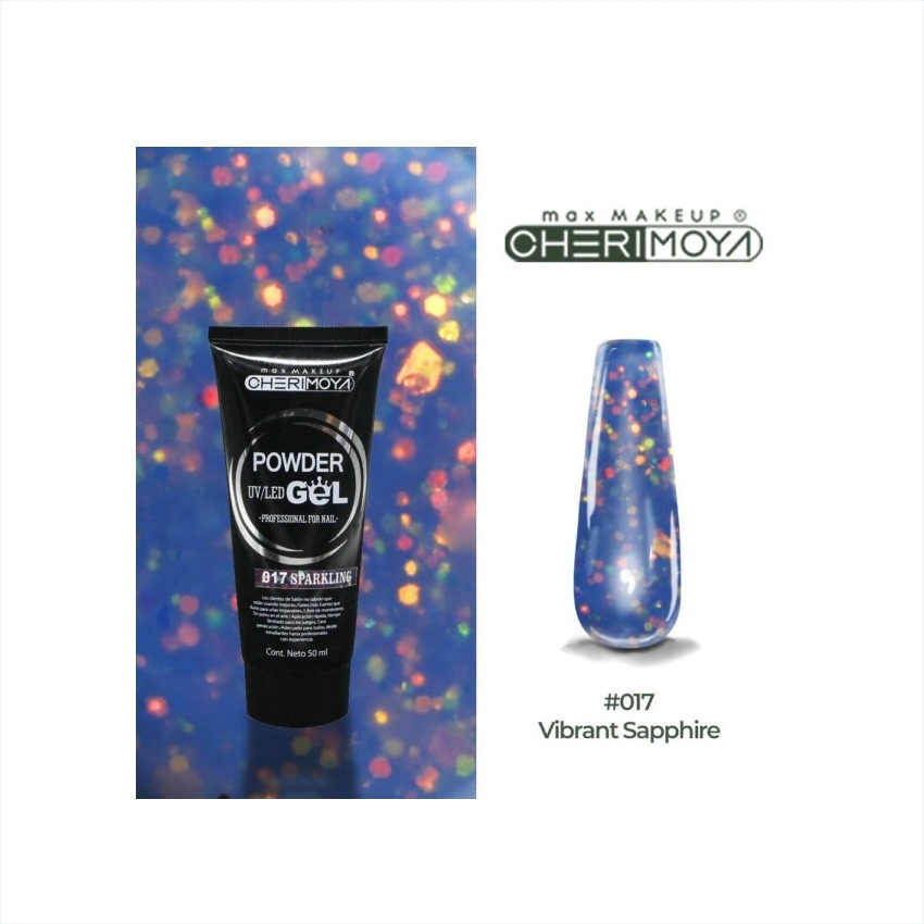 Powder Gel UV/LED 50ML #017 Vibrant Sapphire