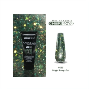 Powder Gel UV/LED 50ML #035 Magic Turquoise
