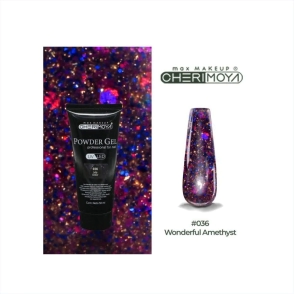 Powder Gel UV/LED 50ML #036 Wonderful Amethyst