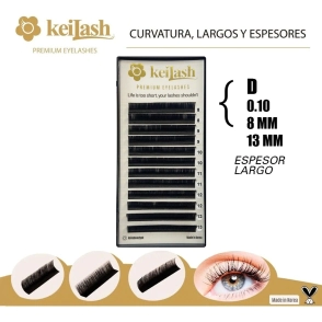 KEILASH PESTAÑAS PREMIUM MIX D 0.10  8MM 13MM