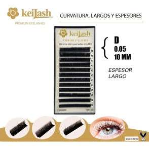 KEILASH PESTAÑAS PREMIUM D 0.05 10MM