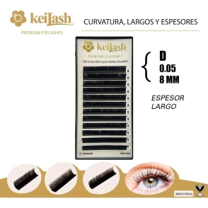 KEILASH PESTAÑAS PREMIUM D 0.05 8MM