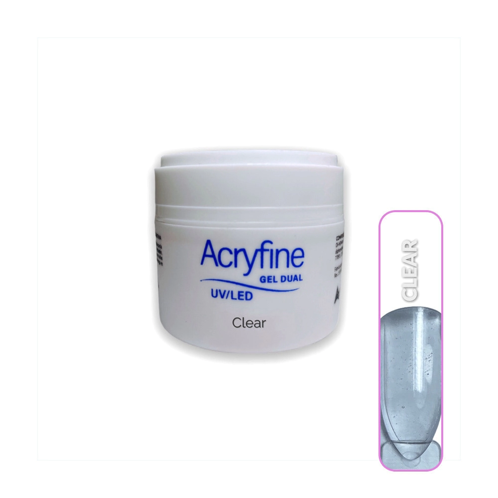 ACRYFINE GEL DUAL CLEAR 30 GR