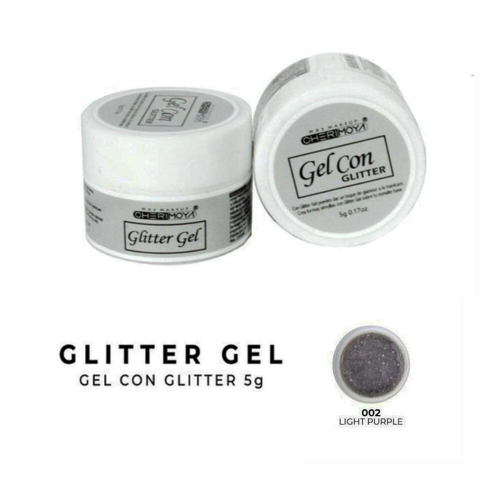 CHERIMOYA GEL CON GLITTERS #002