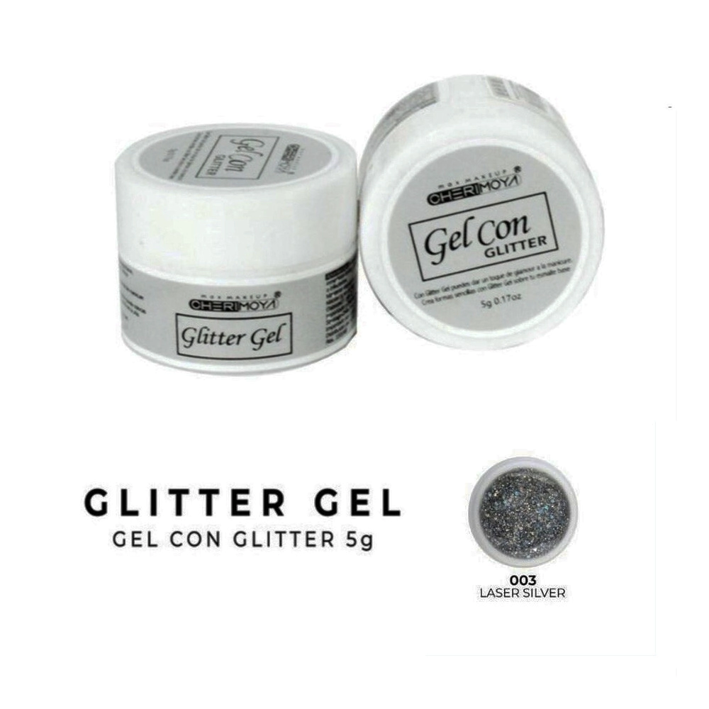 CHERIMOYA GEL CON GLITTERS #003