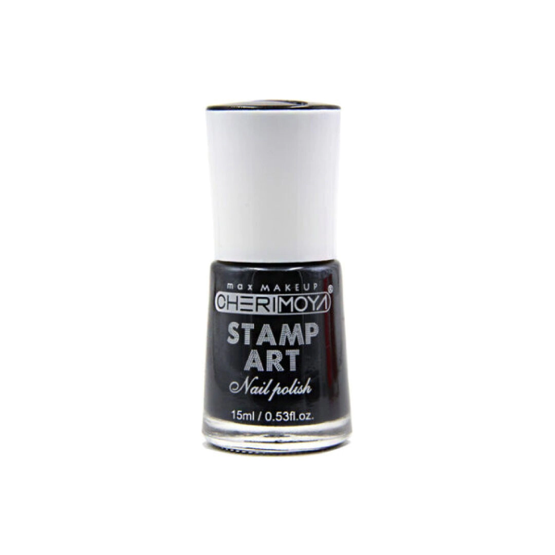 CHERIMOYA ESMALTE STAMP ART NEGRO