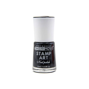 CHERIMOYA ESMALTE STAMP ART NEGRO