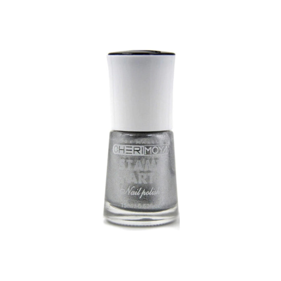CHERIMOYA ESMALTE STAMP ART PLATEADO