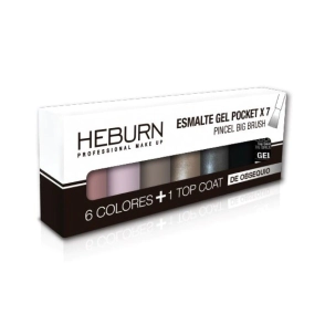 HEBURN ESMALTE GEL POCKET X 7 02
