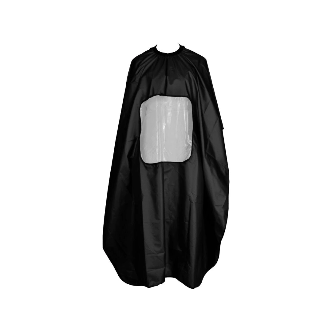 CAPA DE PELUQUERO  ESPECIAL CON VENTANA