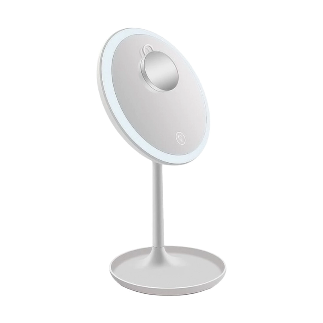 ESPEJO CON LUZ LED CIRCULAR 32 CM X 22 CM
