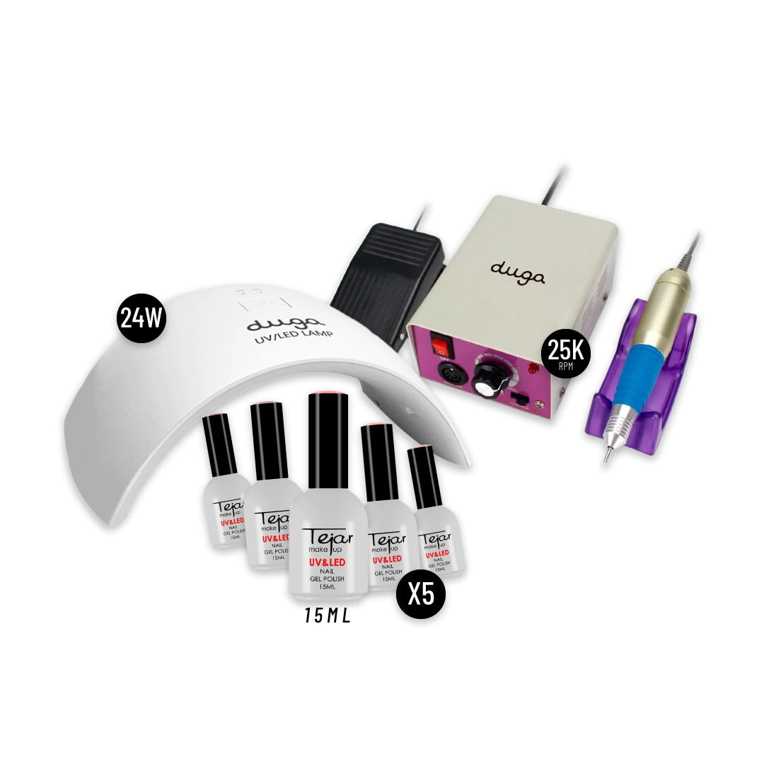 COMBO DUGA CABINA TP91 24W + TORNO D205 + 5 ESMALTES TEJAR