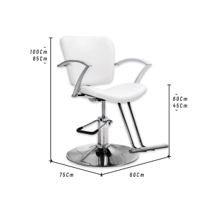 SILLÓN BALTIMORE BASE HIDRÁULICA | BLANCO