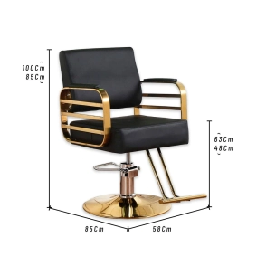 SILLÓN DE PELUQUERÍA BOSTON | NEGRO