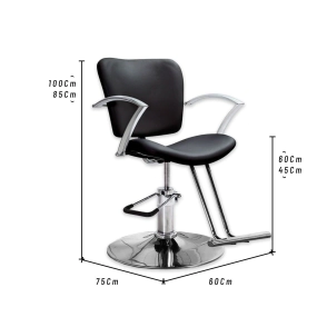 SILLÓN BALTIMORE BASE HIDRÁULICA | NEGRO