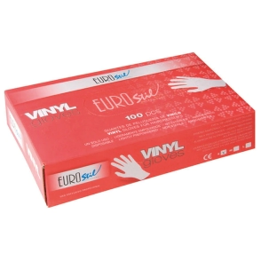 EURO STIL CAJA GUANTES VINILLO X 100 MEDIUM 52587