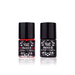 JACTANS KIT EFECTO GEL PASO1  PASO2 ROJO PASTEL