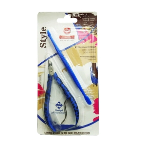MUNDIAL ALICTATE Y ESPATULA PARA CUTICULA FLEX 758