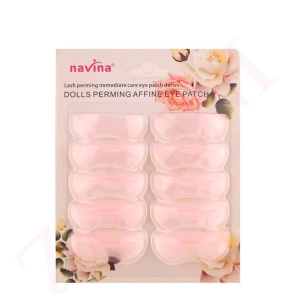 NAVINA BIGUDIES DE SILICONA PARA PESTAÑAS X 10