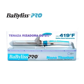 BABYLISS PRO TENAZA RIZADORA BUCLEADORA NANO TITANIUM 3/4